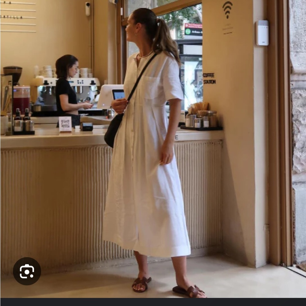 Jenni Kayne Day Linen Midi Dress. Size M